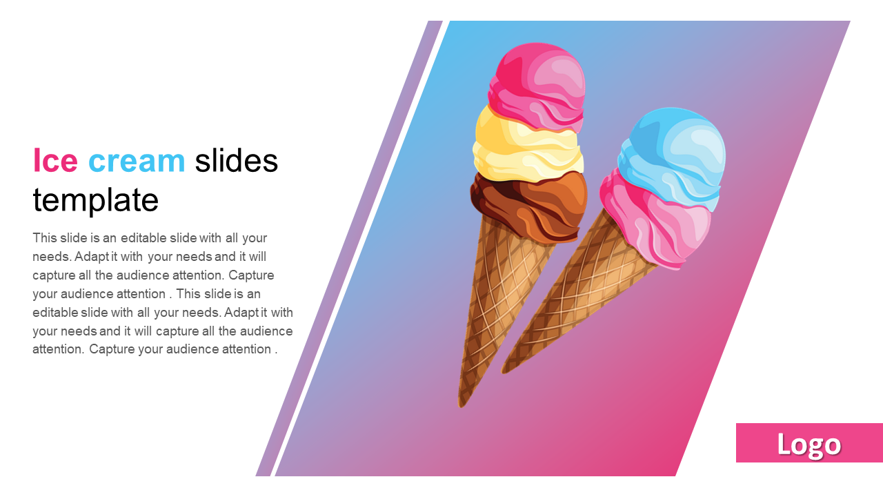 ice cream google slides template